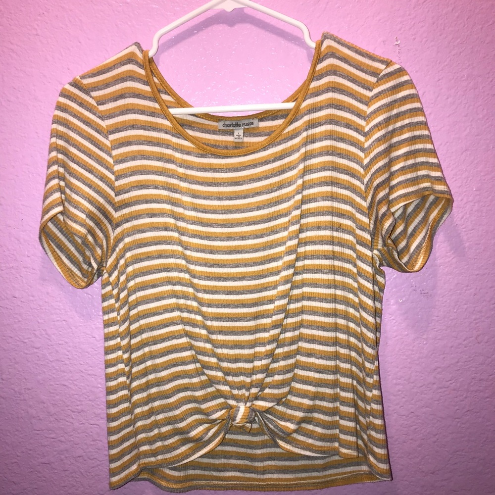 Striped Crop Top